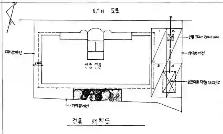 대호빌라 배치도 이미지